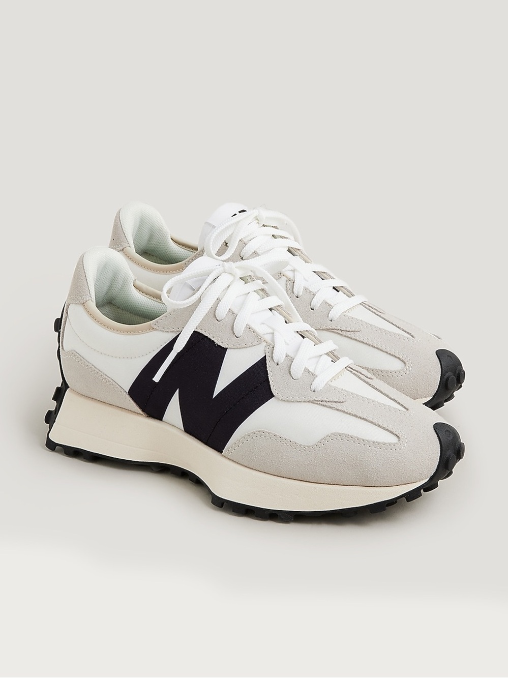 New Balance 327 Men's Size 9.5 Sea Salt White Running Shoes Sneakers MS327FE